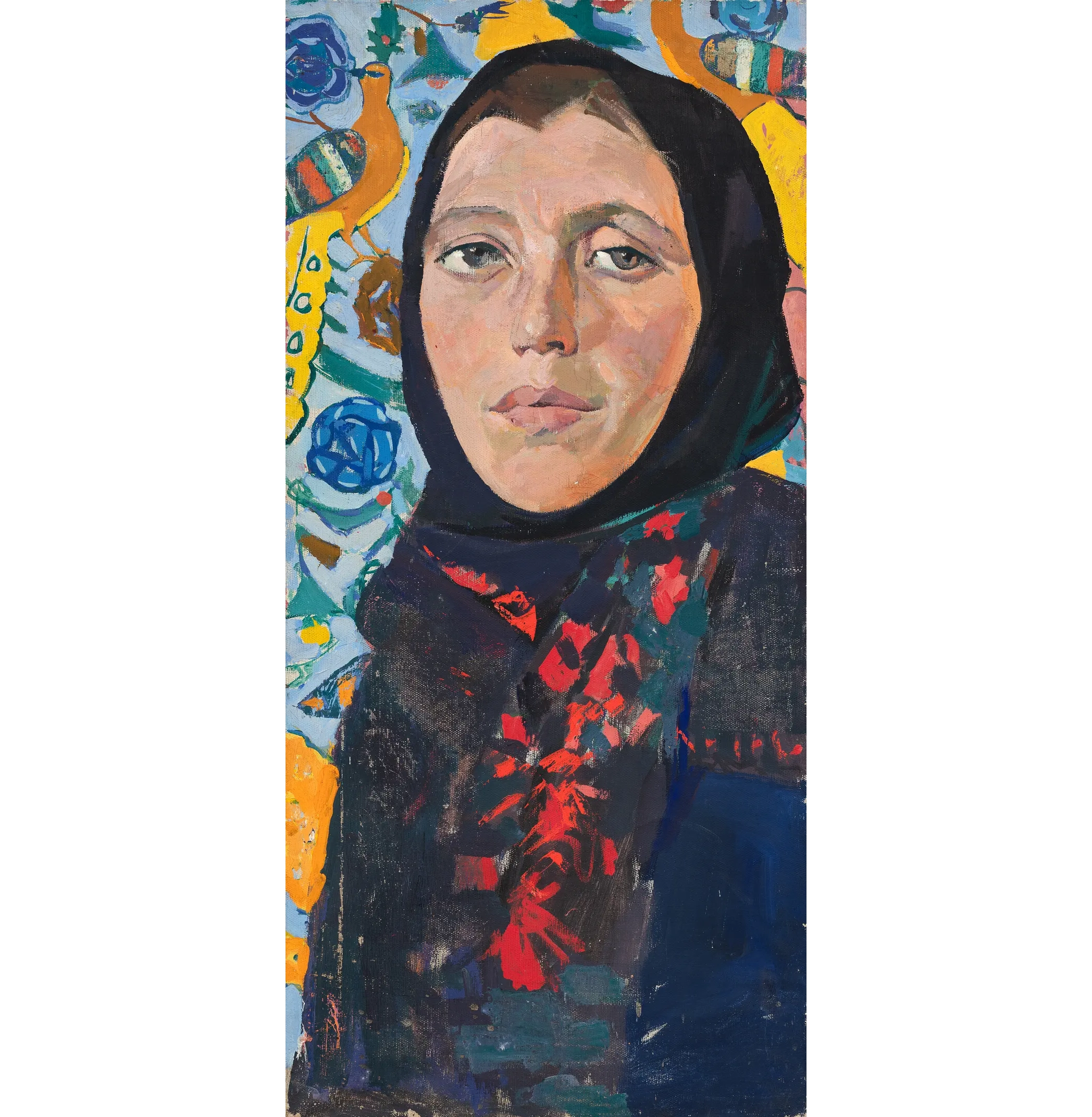 Portret-kolhospnytsi-1961.-Polotno-tempera-87-395.-Artfundatsiia-Dukat