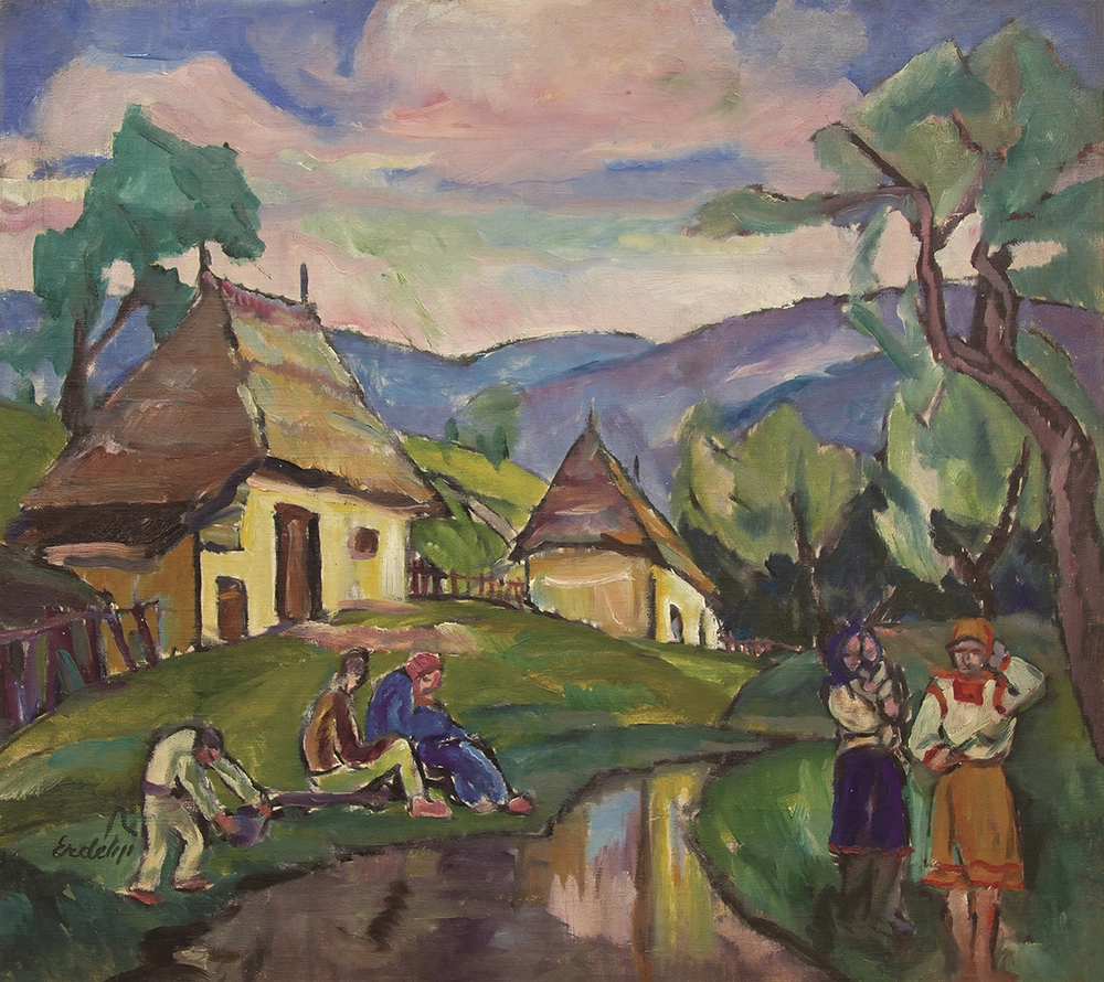 Картина «Біля річки»