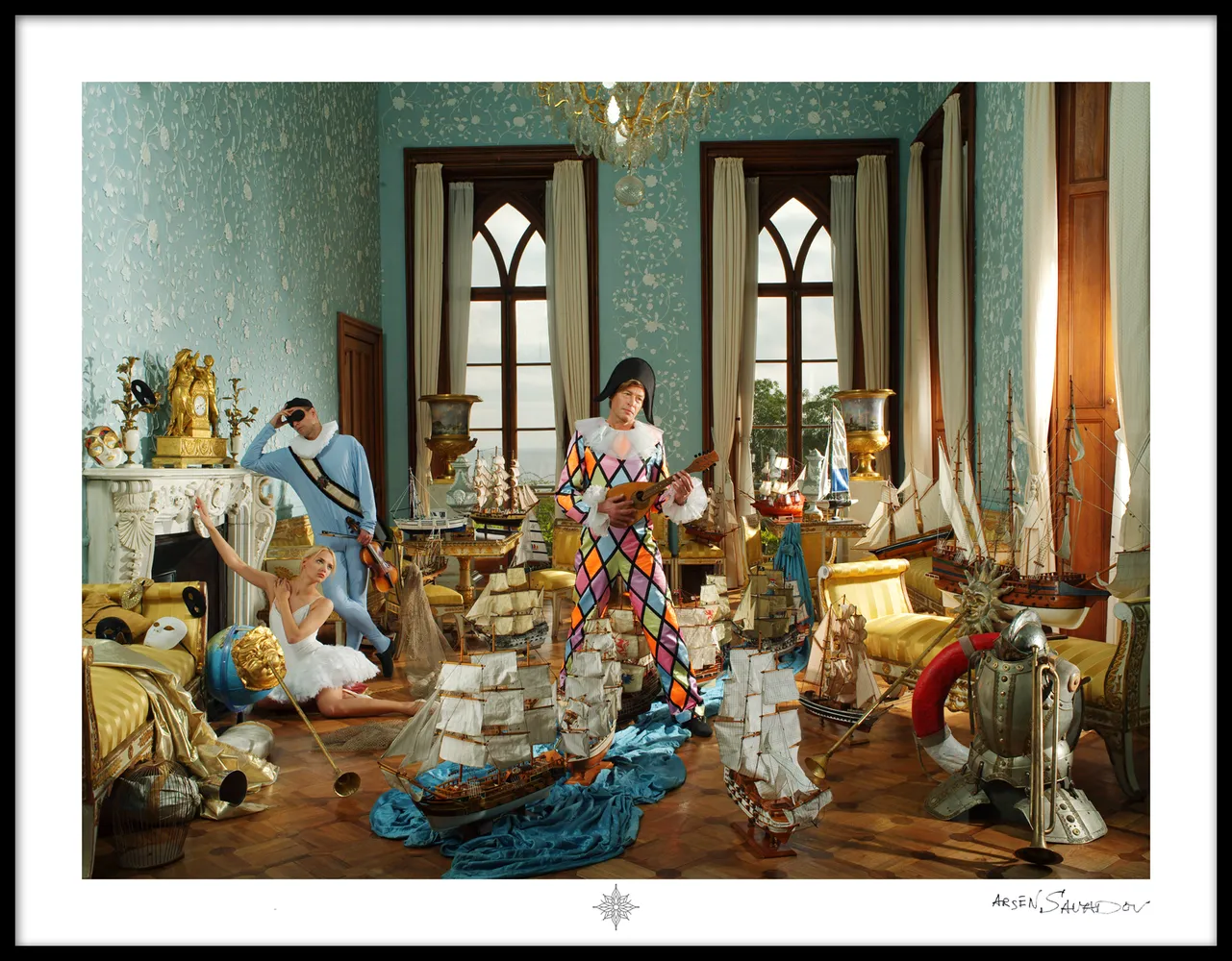 Картина «The Commedia dell' Arte in Crimea»