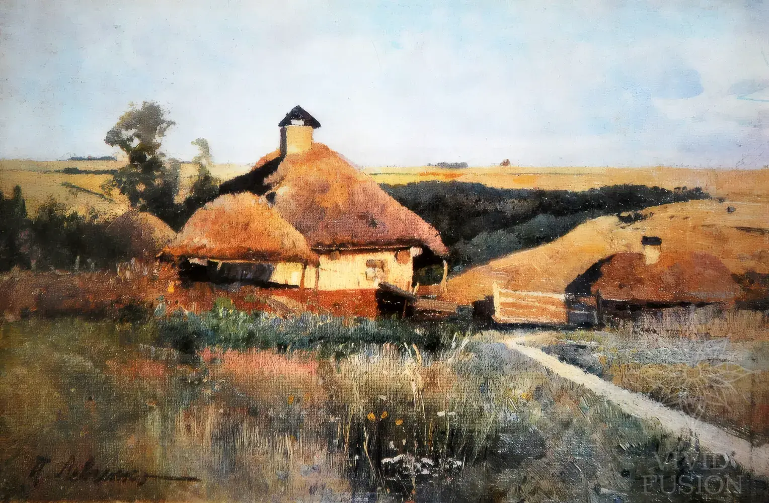 Картина «Українське село»