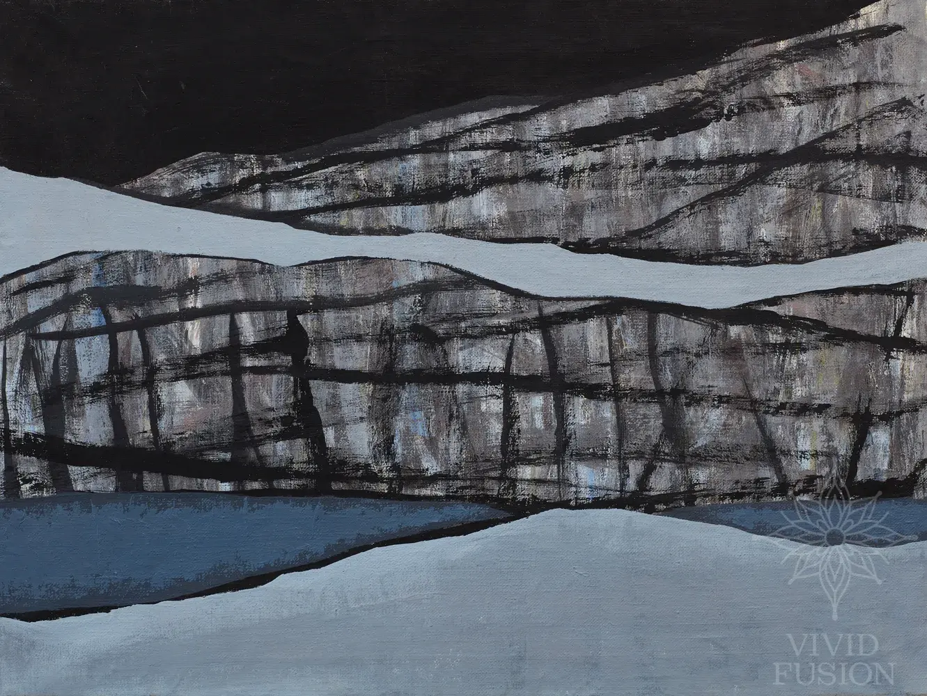 Картина «Mountains at Night»