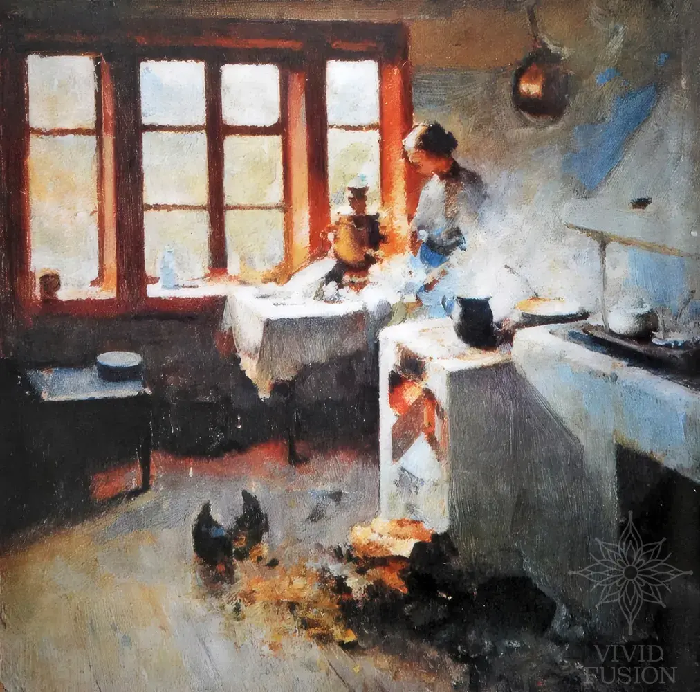 Картина «На кухні»