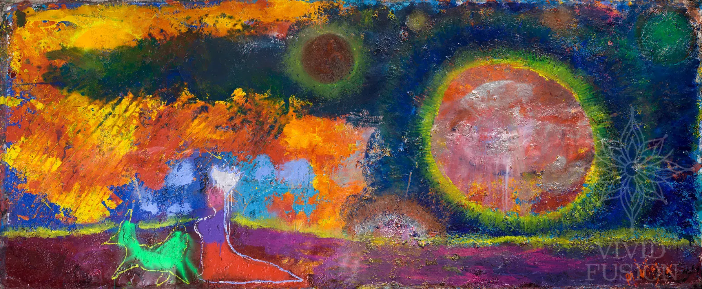 Картина «Sara Pipelini and parade of planets»