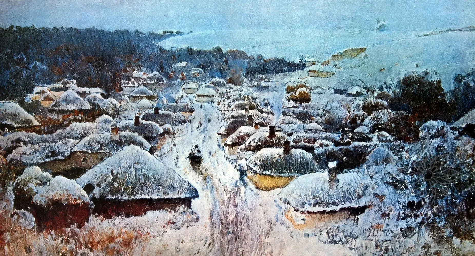 Картина «Засніжені оселі»
