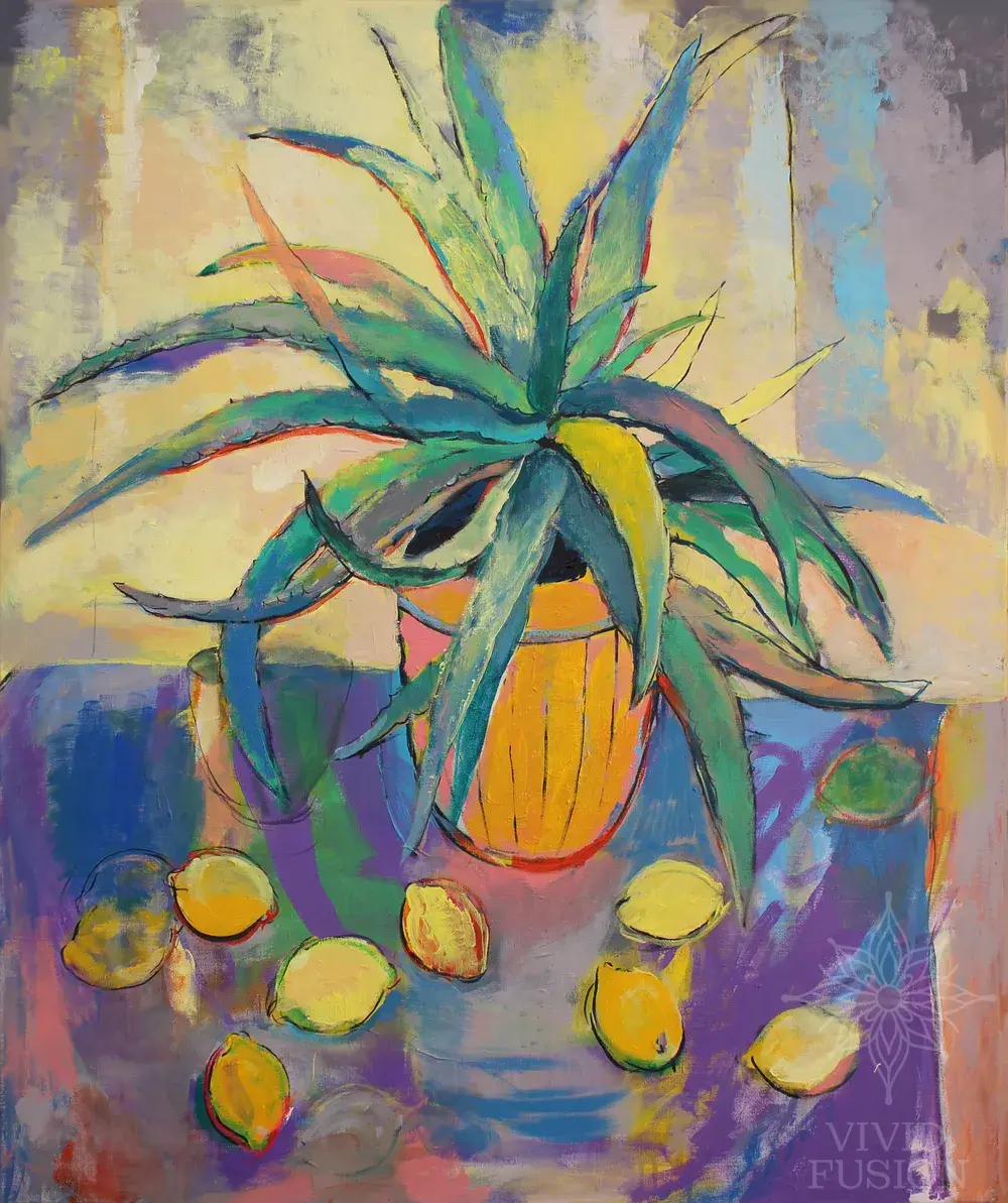 Картина «Aloe and Lemons»