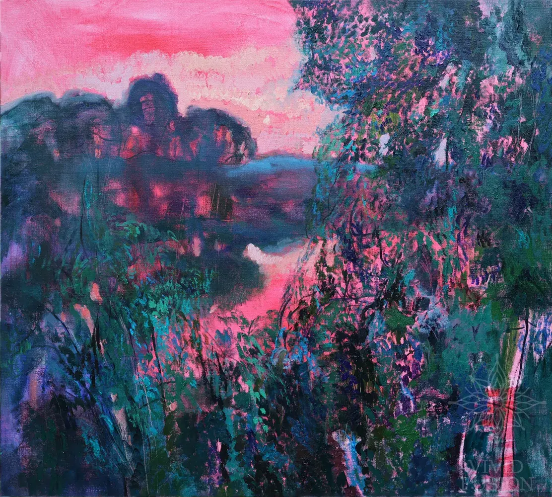Картина «Landscape twilight time»
