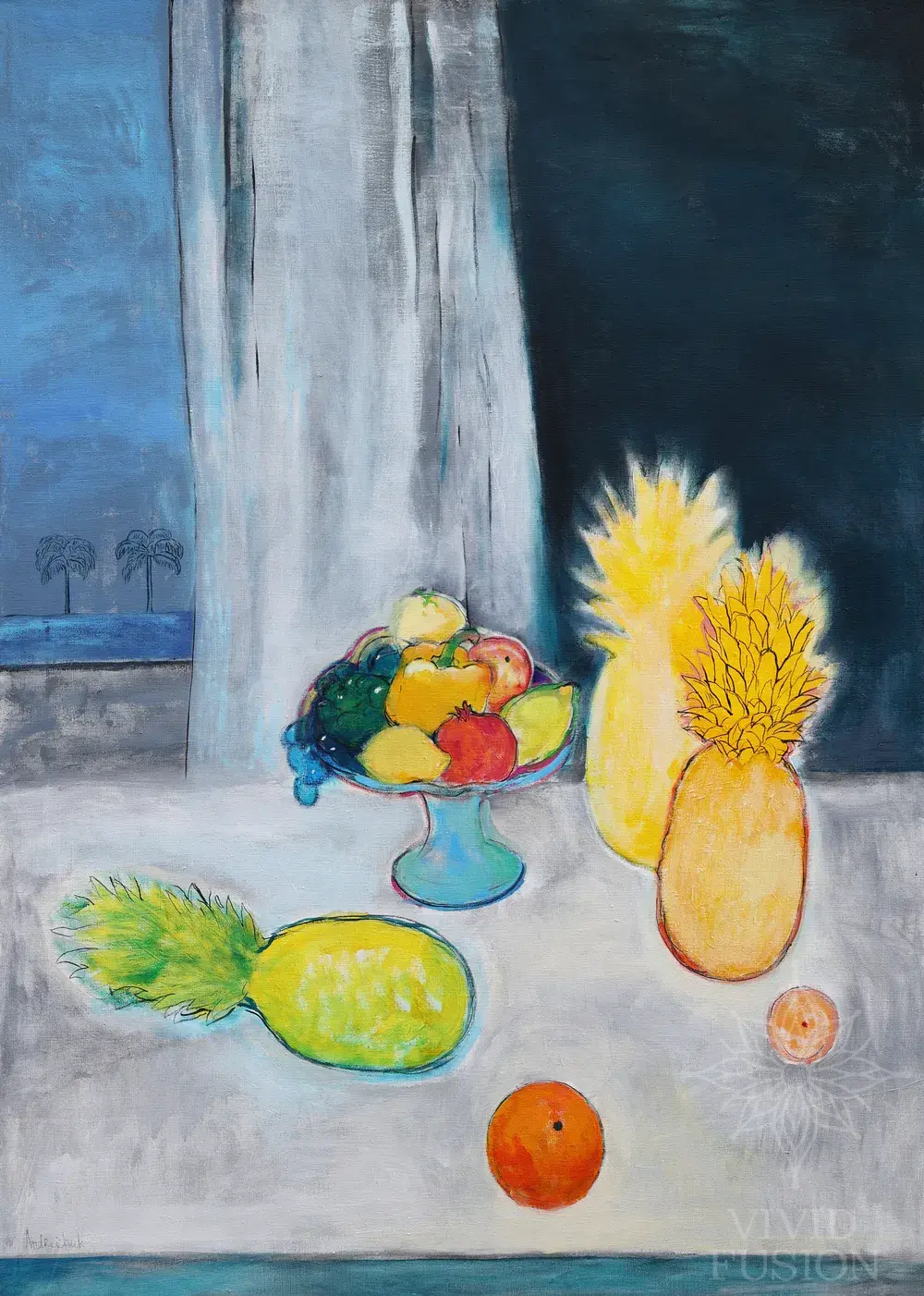 Картина «Still life with pineapples»