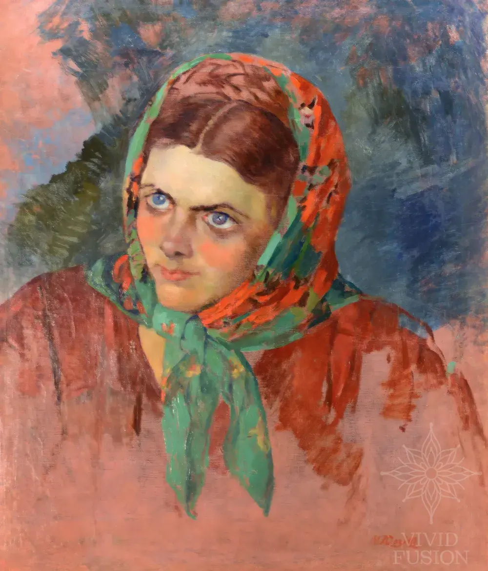 Картина «Дівчина в хустці»