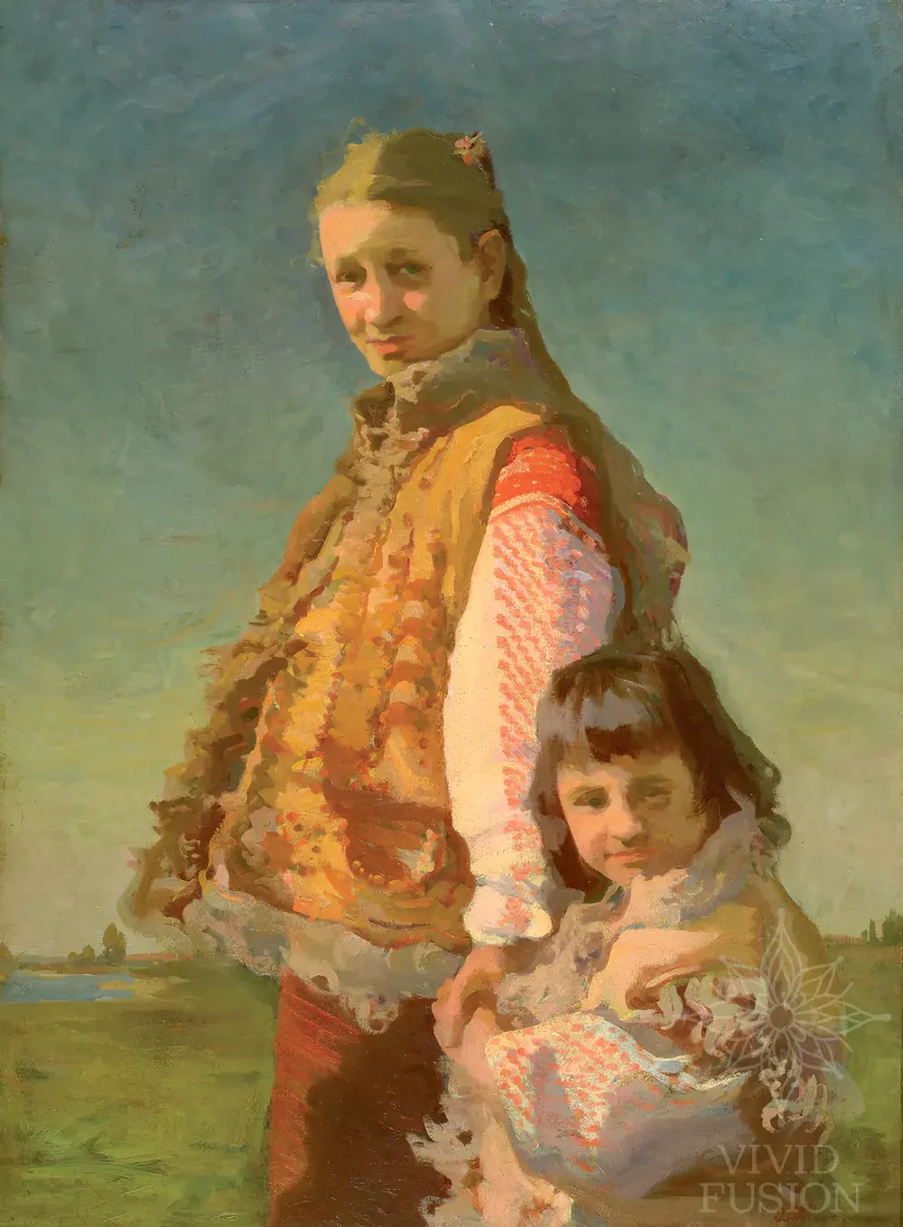 Картина «Дві гуцулки»