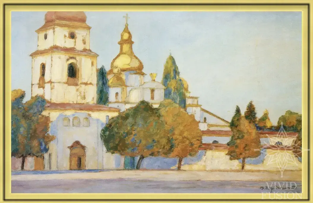 Картина «Михайлівський собор у Києві»