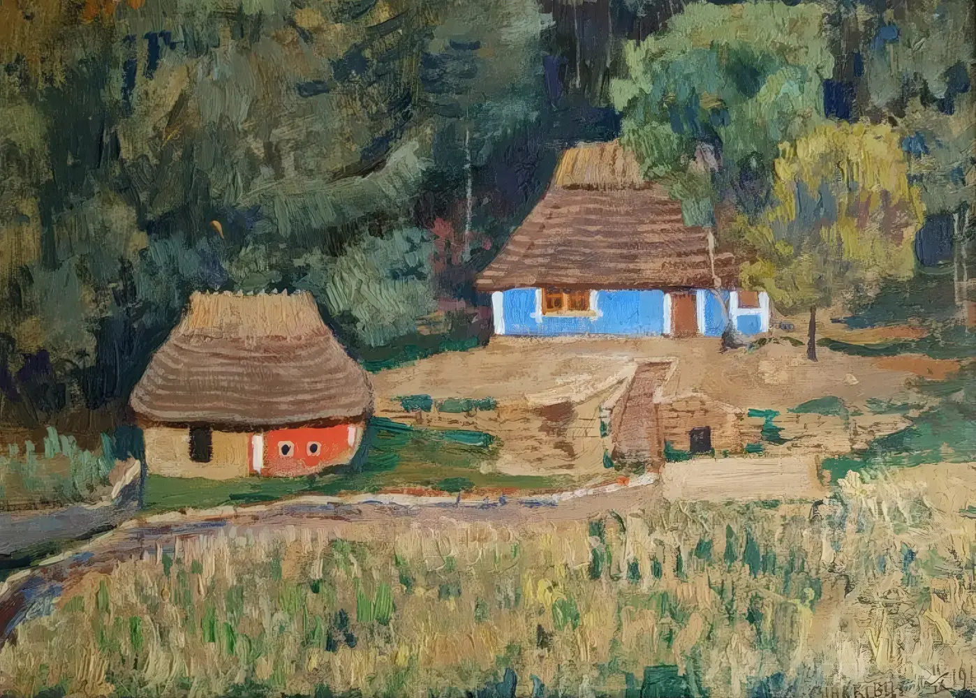 Картина «Хутір біля лісу»