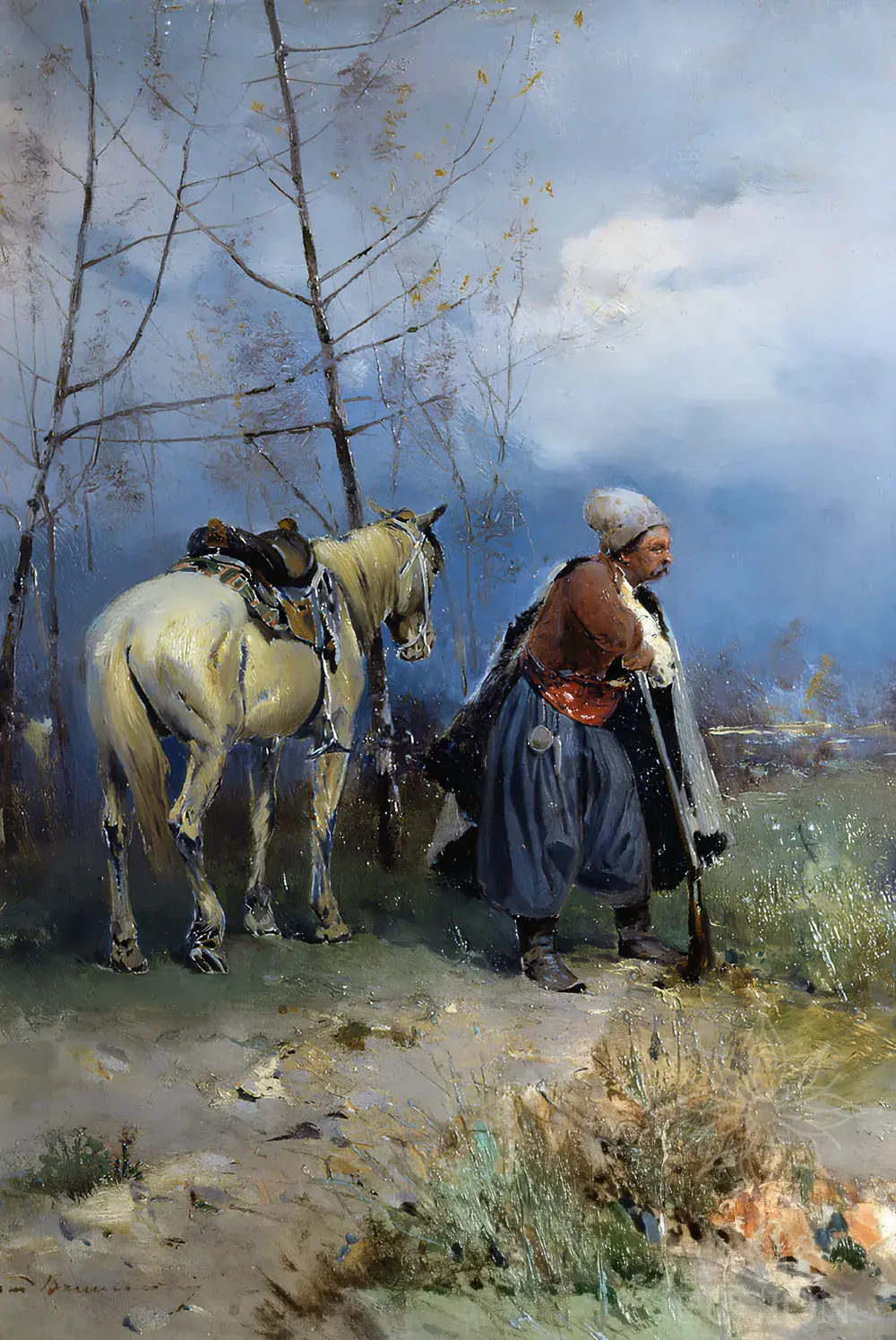 Картина «Запорожець на варті»