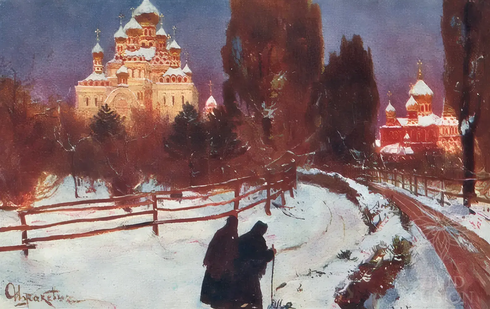 Картина «Київ. Покровський монастир»
