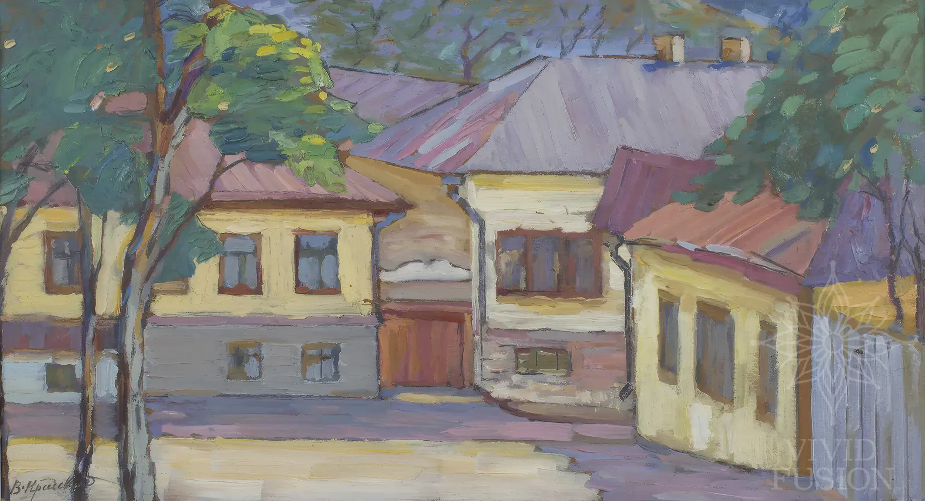 Картина «Київ. Старі вулиці на Подолі»