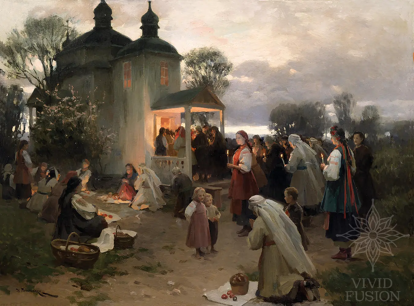 Картина «Великодня заутреня»