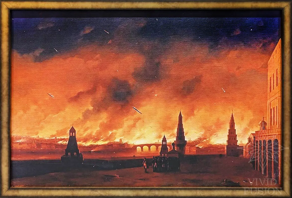 Картина «Москва у вогні»