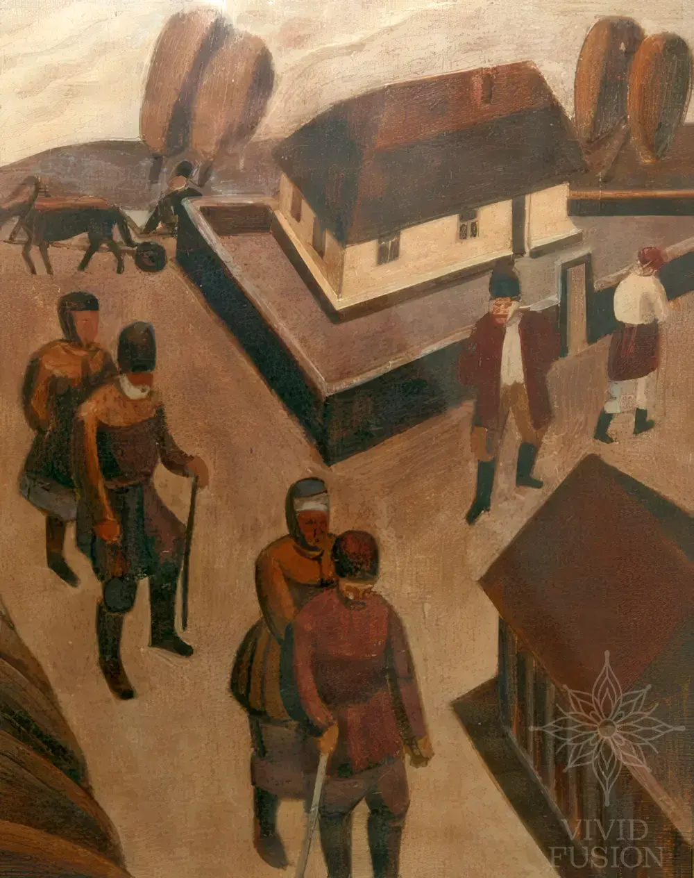 Картина «На околиці села»