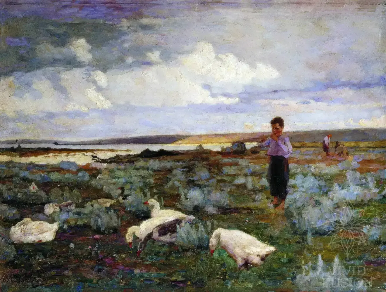 Картина «Пастушок. Хлопчик з гусями»