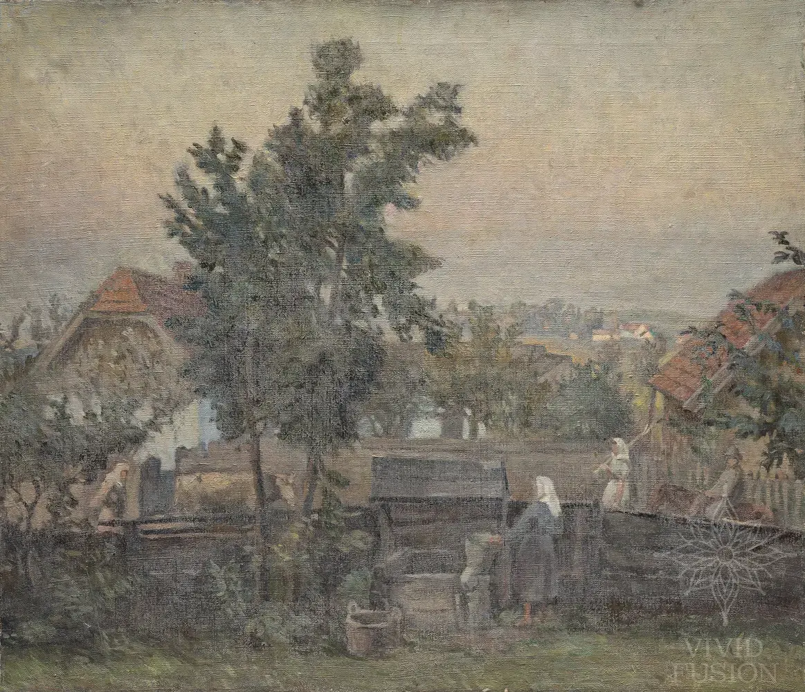 Картина «Село, де народився (Чорний Острів)»