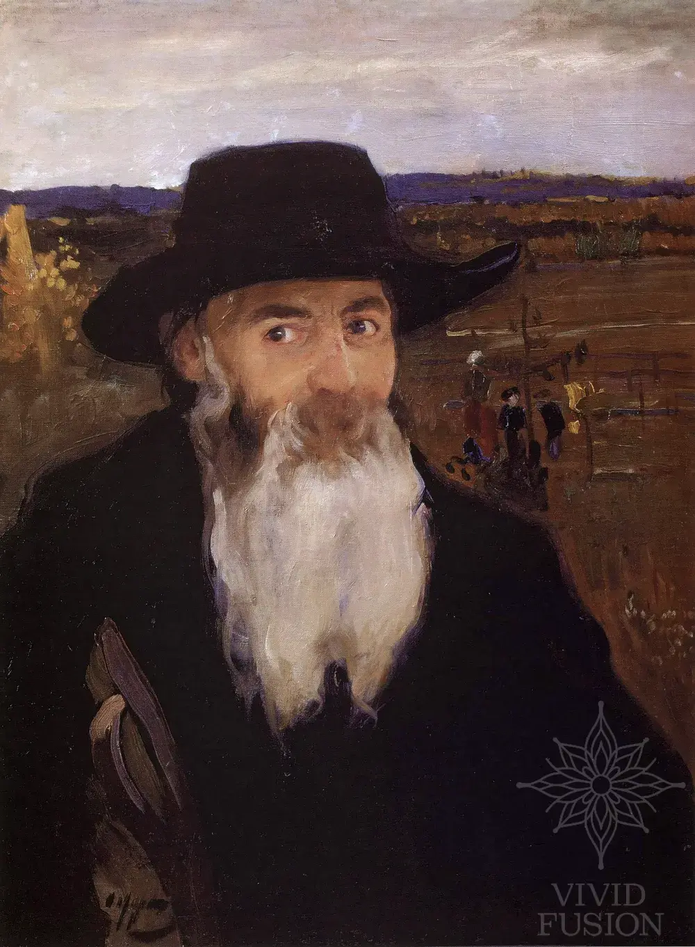 Картина «Старий вчитель. (Портрет Миколи Мурашка)»