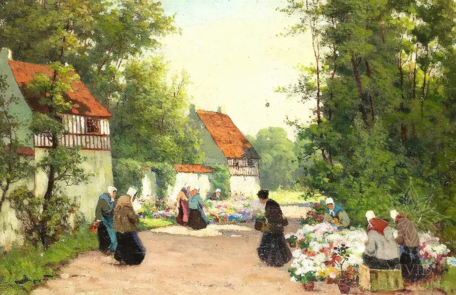 Картина «Квітковий ринок»