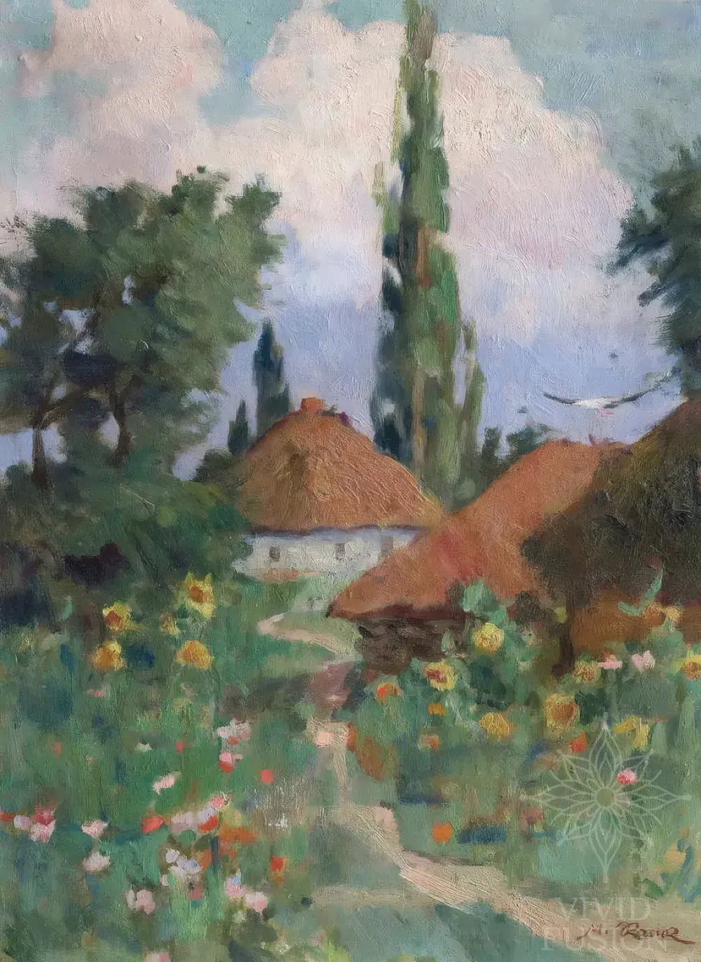 Картина «Українське село»