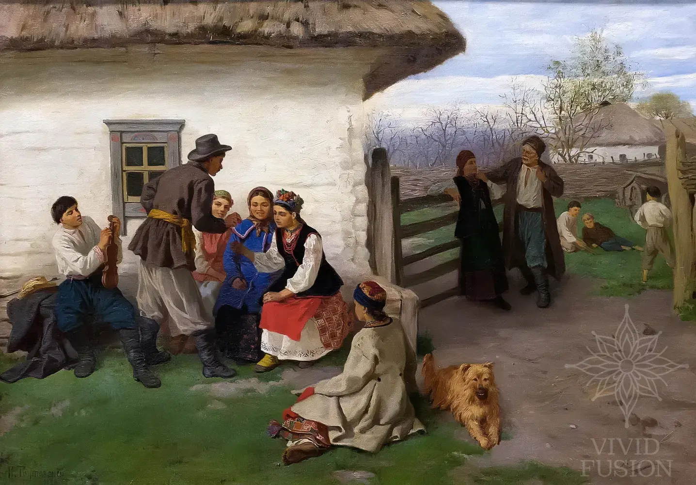 Картина «Великдень в Україні»