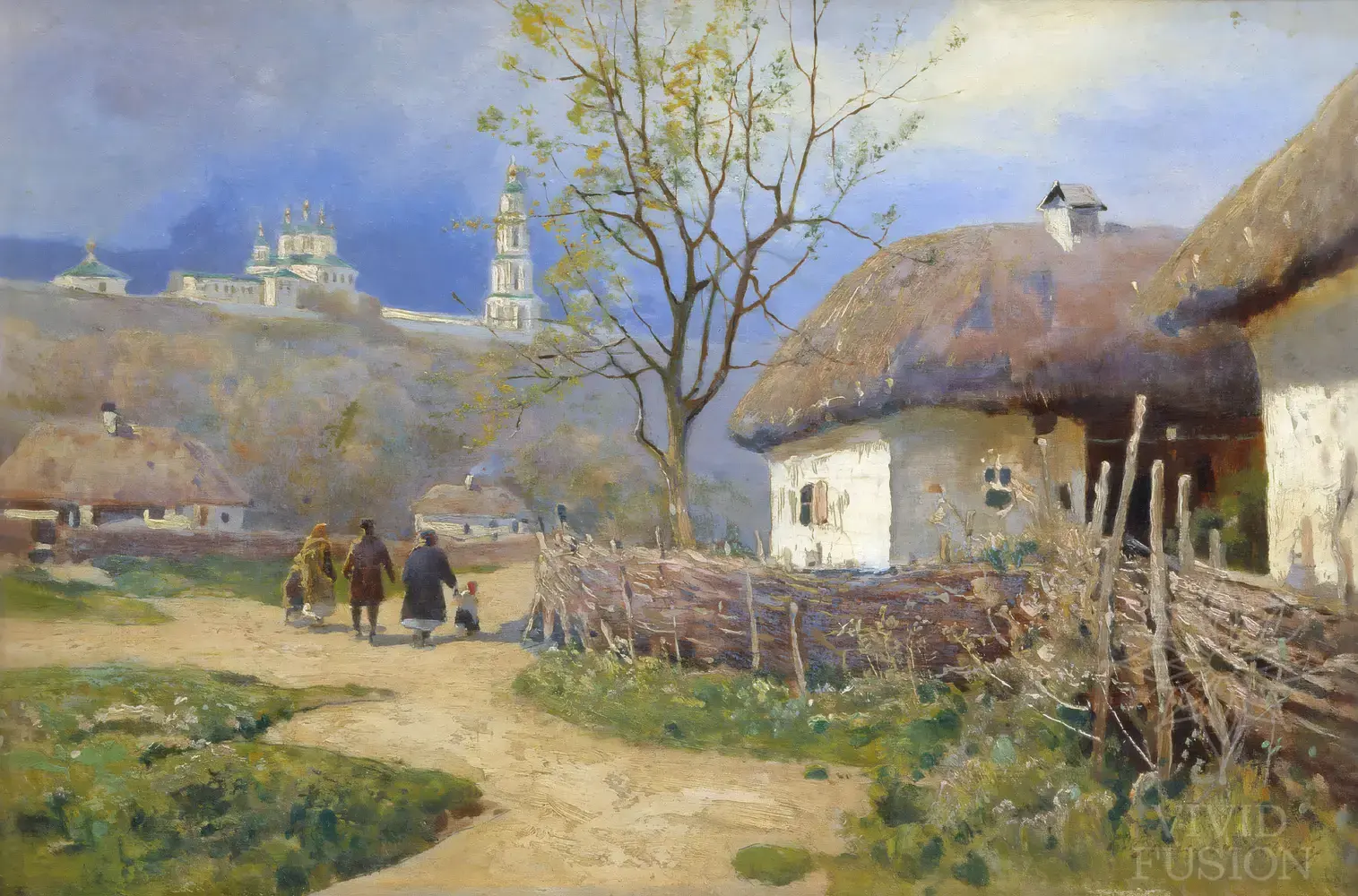 Картина «Весна, Полтавщина, тихий вечір»