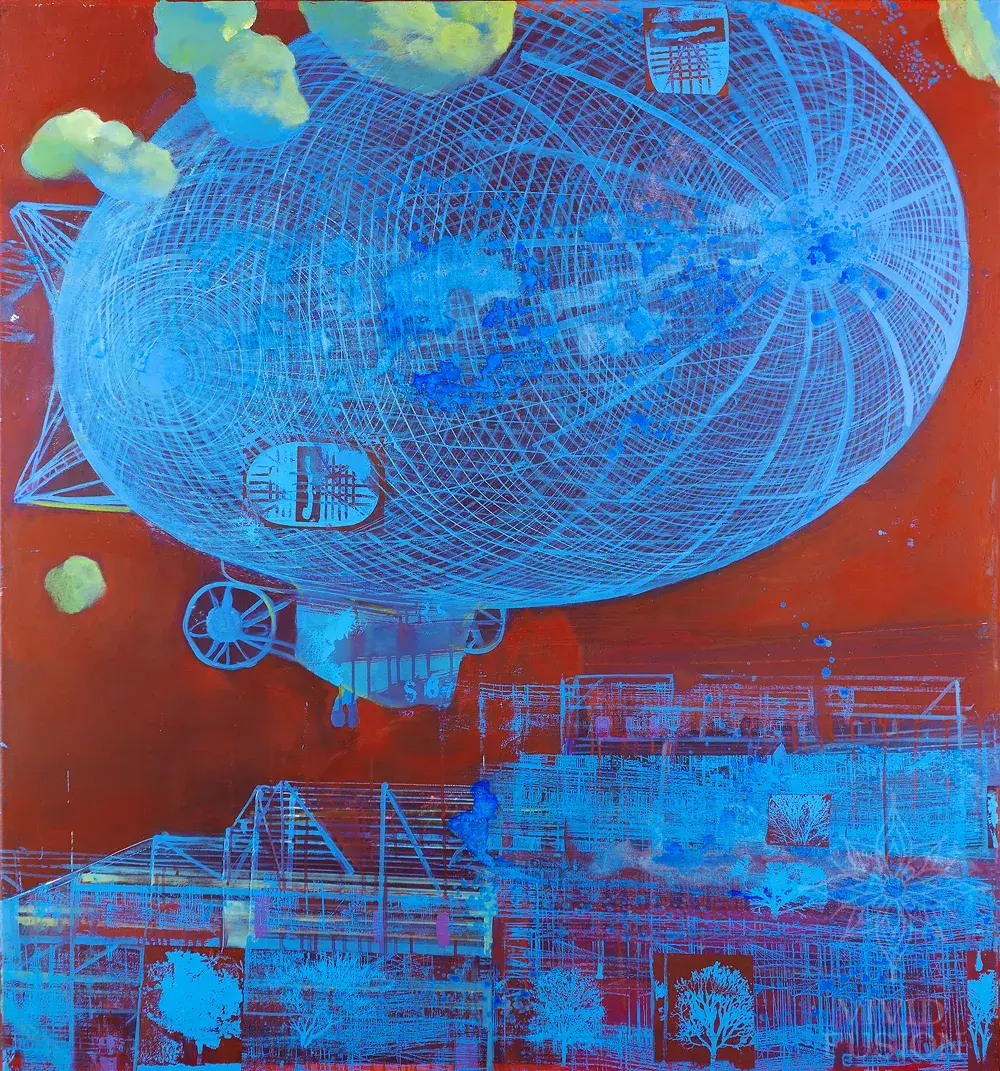Картина «Blue zeppelin»