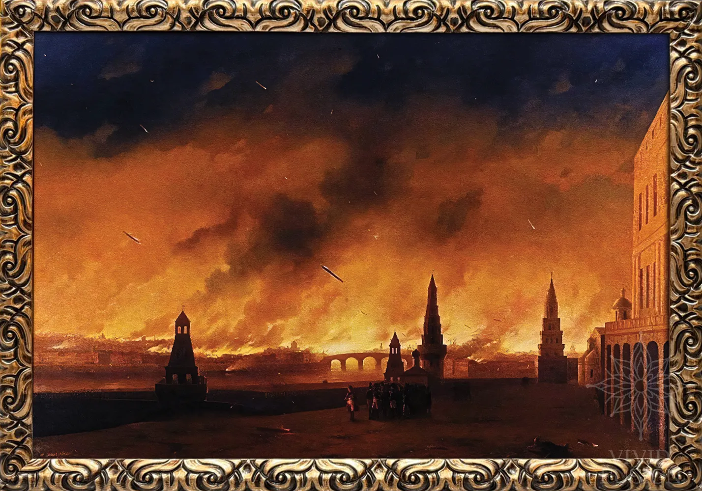 Картина «Москва у вогні»