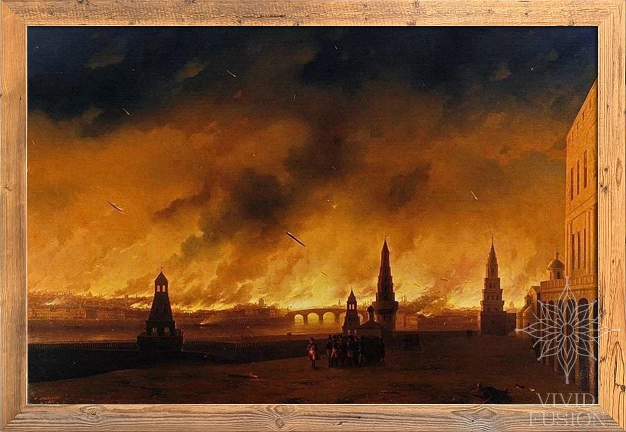 Картина «Москва у вогні»