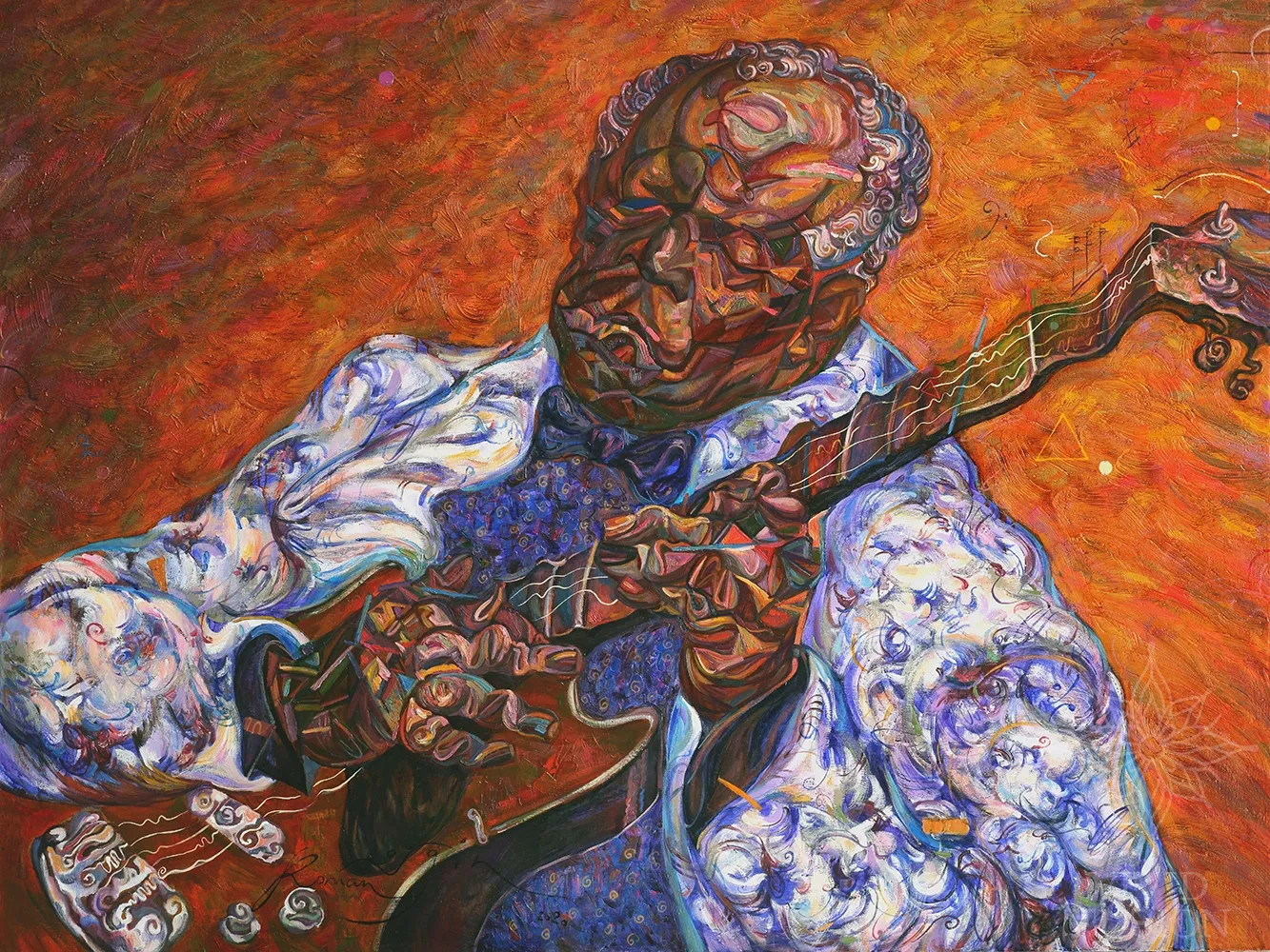 Картина «B.B.KING»