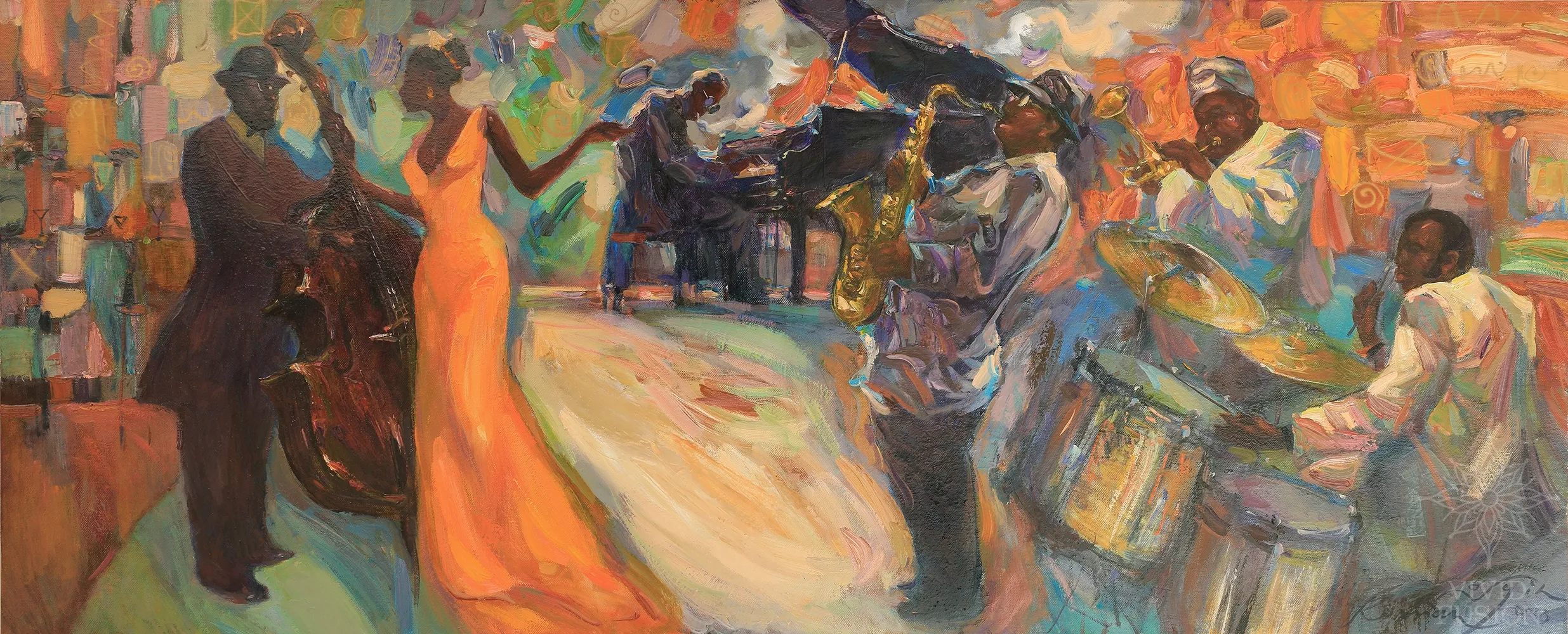 Картина «JAZZ CLUB. NEW ORLEANS II»