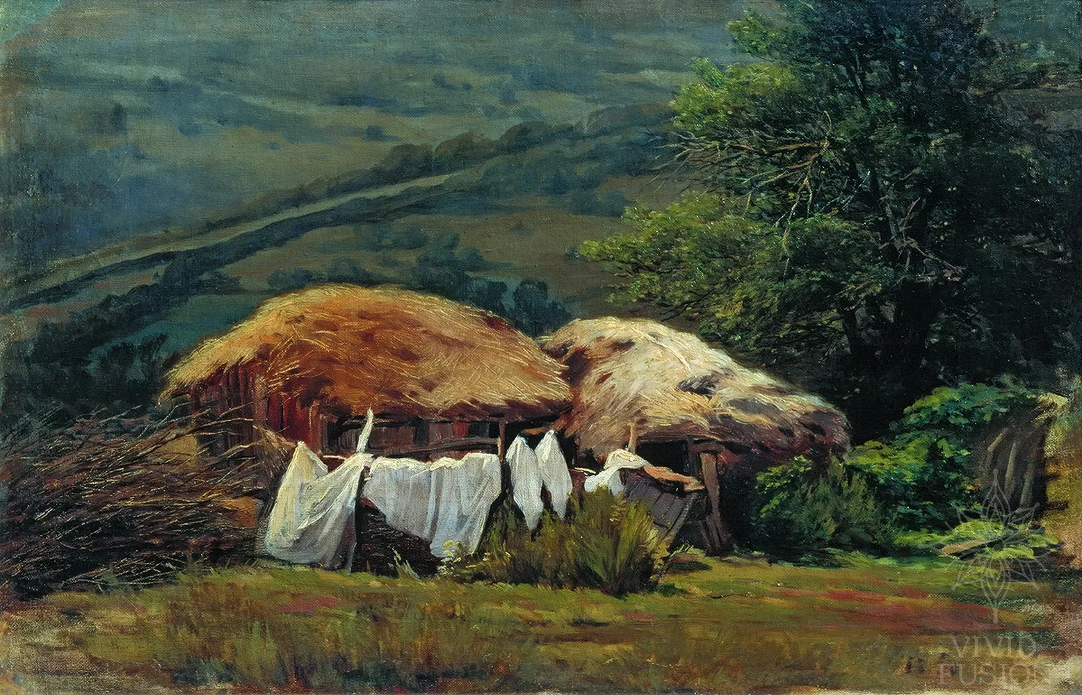 Картина «На околиці.Етюд»