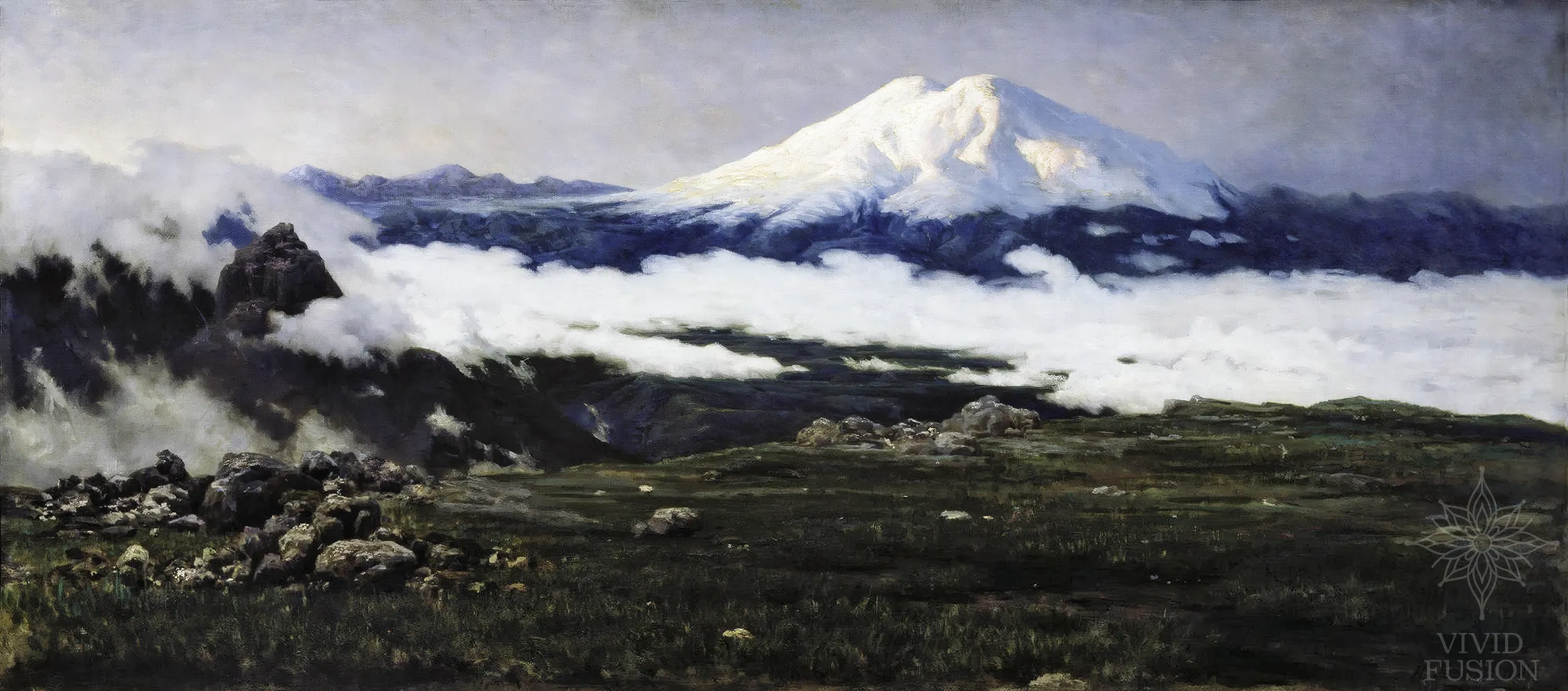 Картина «Шат-гора. (Ельбрус)»