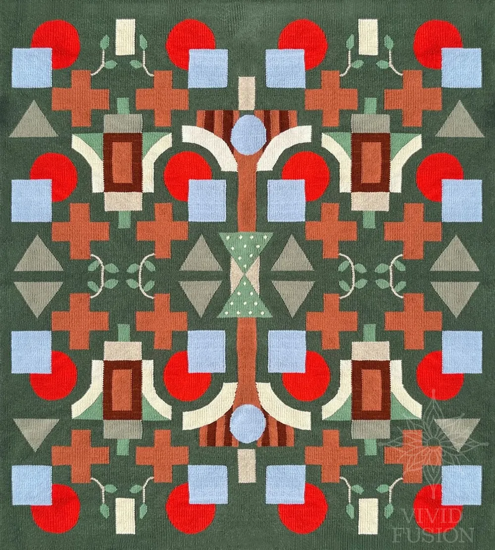 Картина «Suprematic Garden Green»