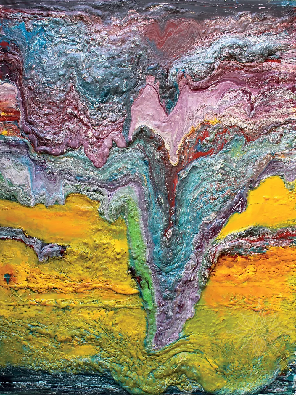 Картина «The Cretaceous Period of the Mesozoic Era — 146–65,5 млн років тому»