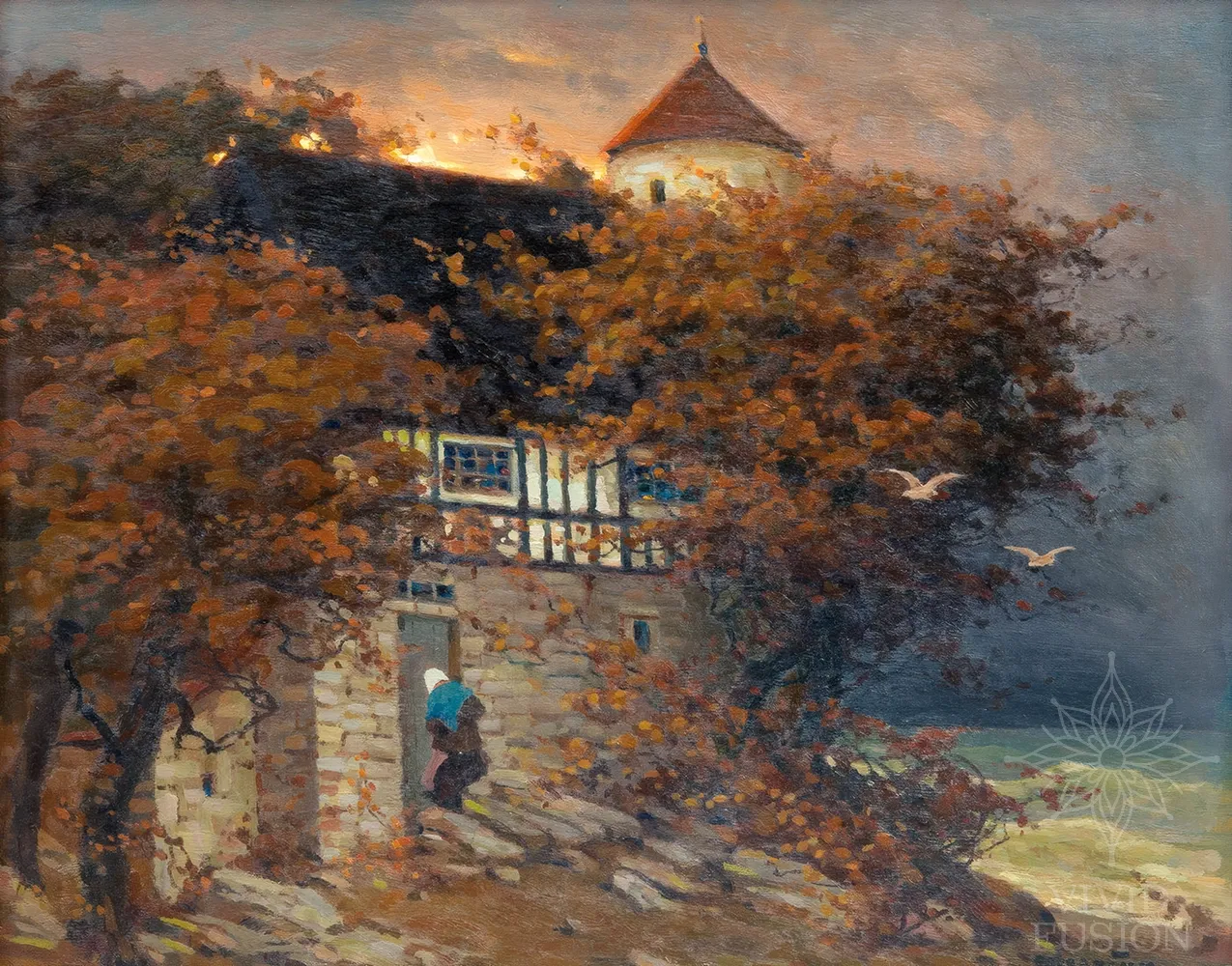 Картина «На заході сонця»