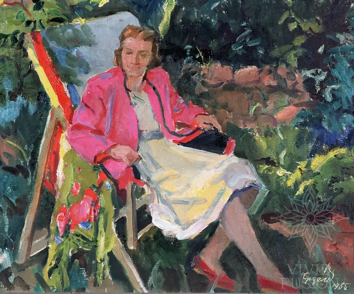 Картина «В саду. Маргарета»