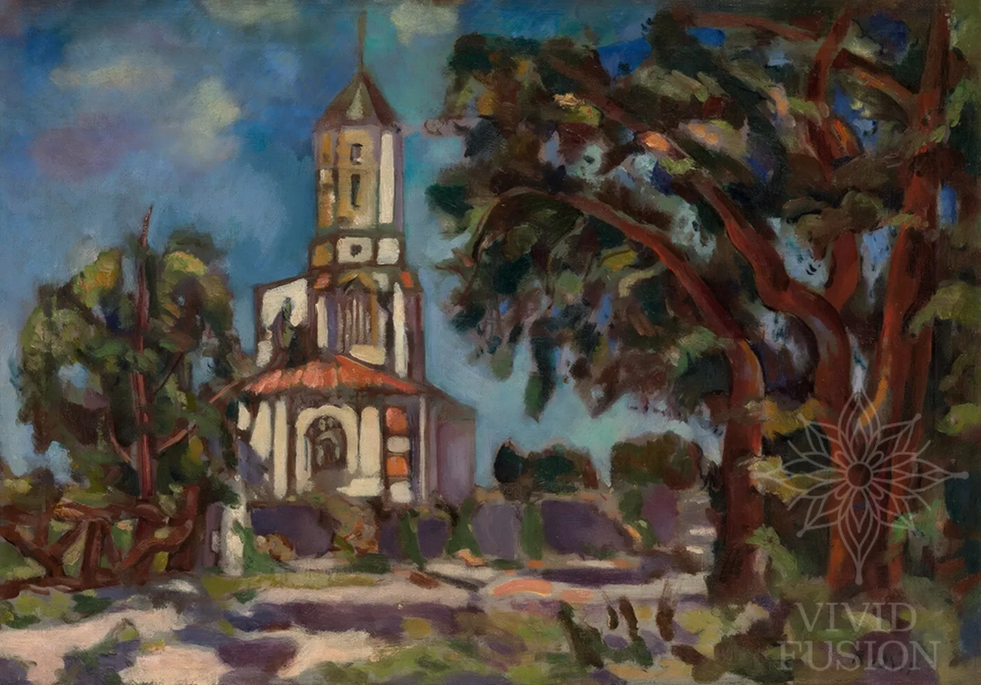 Картина «Церква в Аркашоні, Франція»