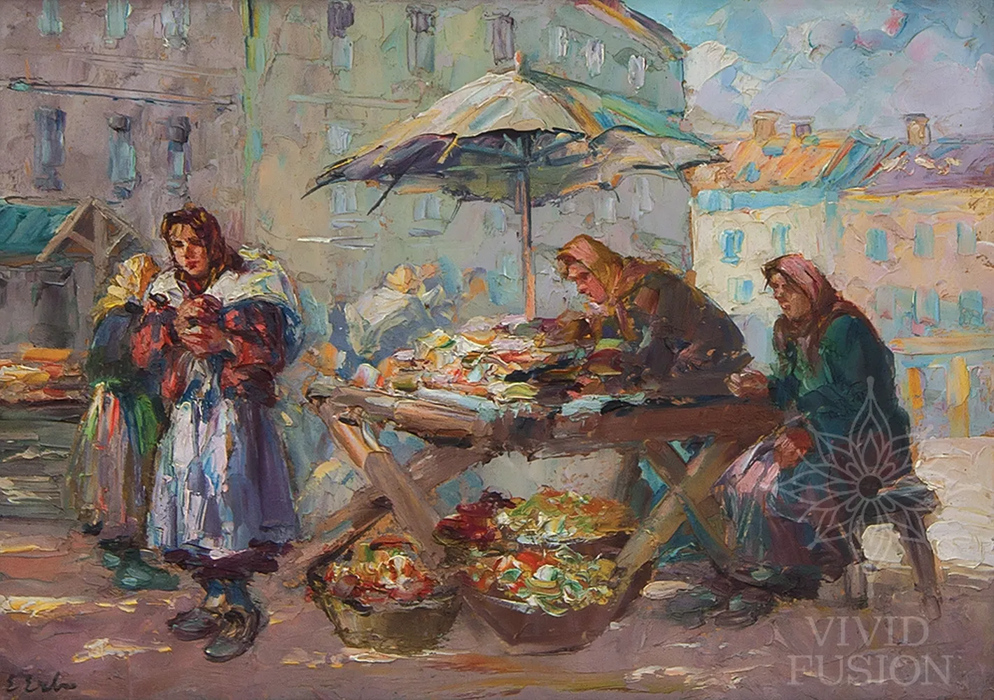 Картина «На ринку»
