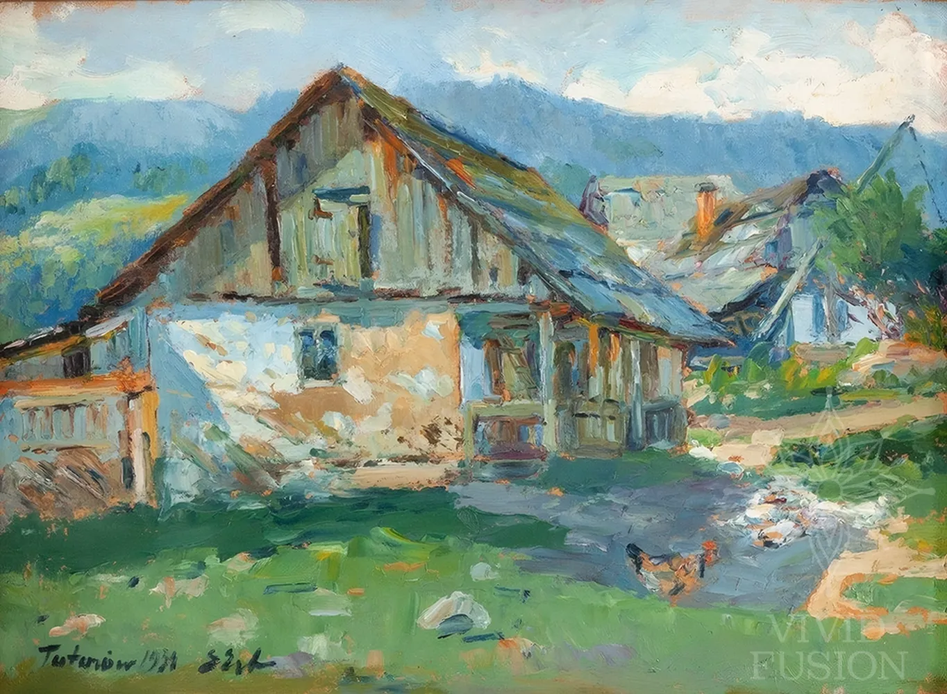 Картина «Пейзаж в Татрах»