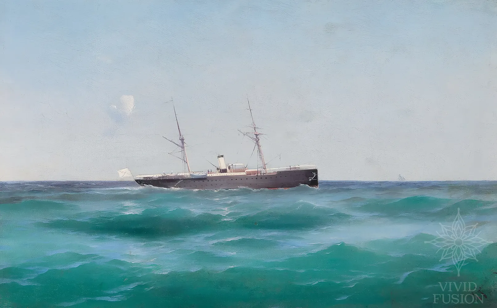 Картина «Човен в морі»