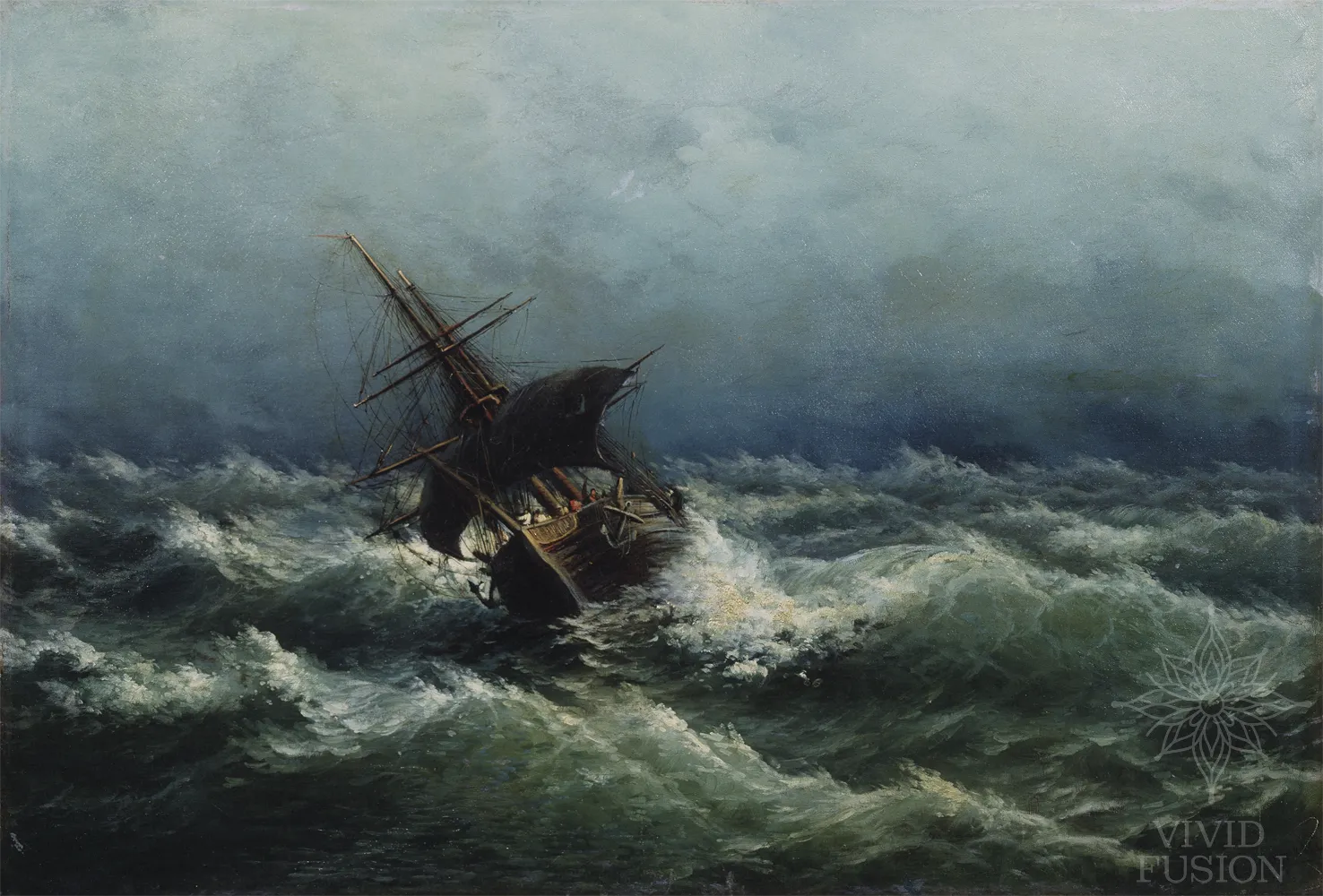 Картина «Буря на морі»