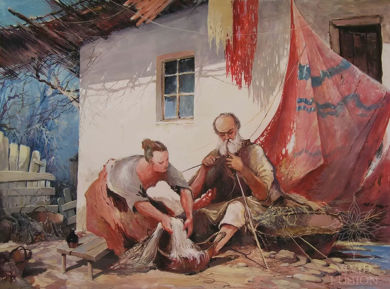 Картина «Ремонт сіток»