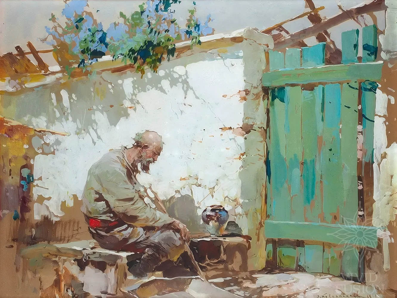 Картина «Сидячий селянин»