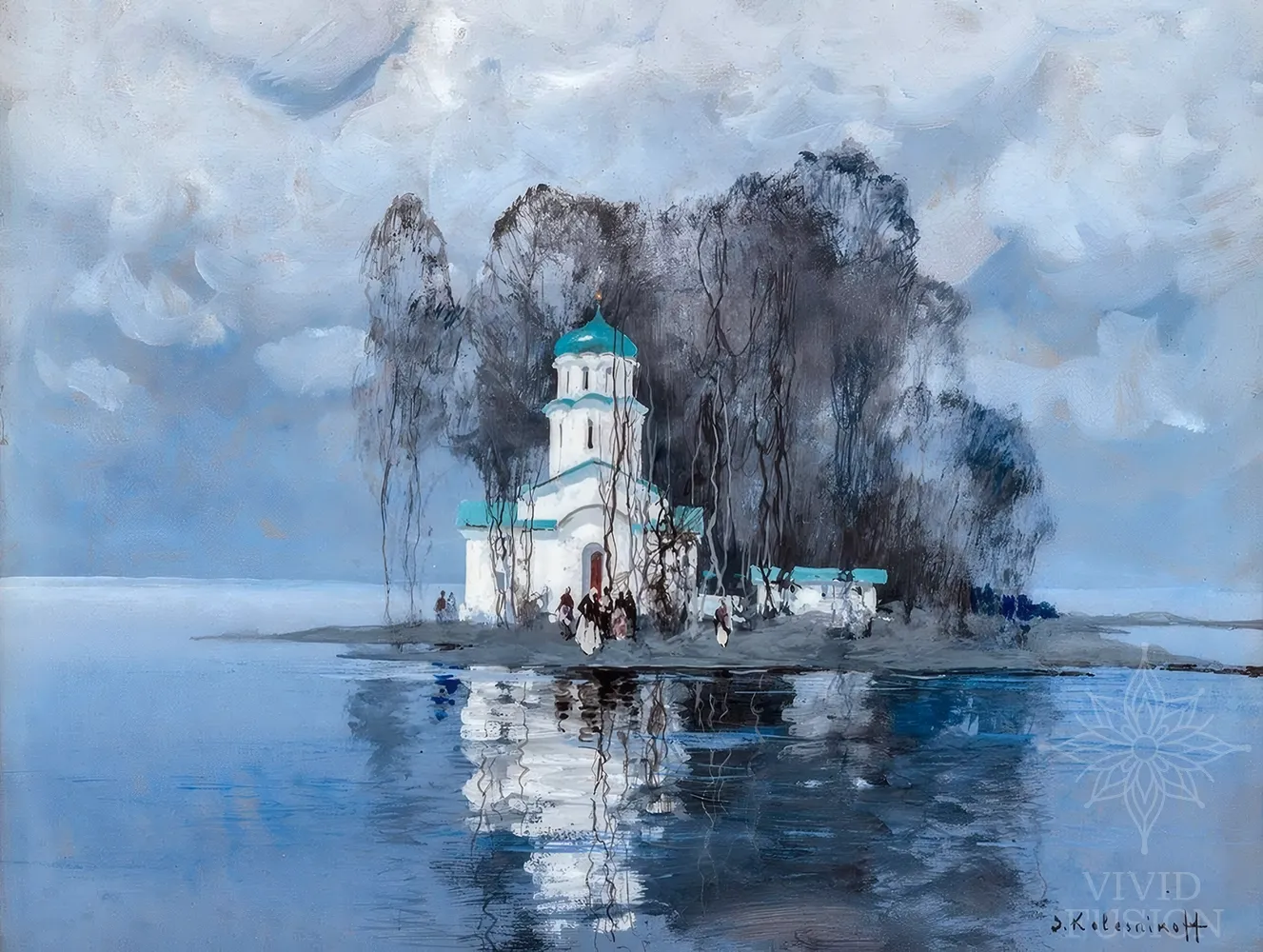 Картина «Церква на острові»