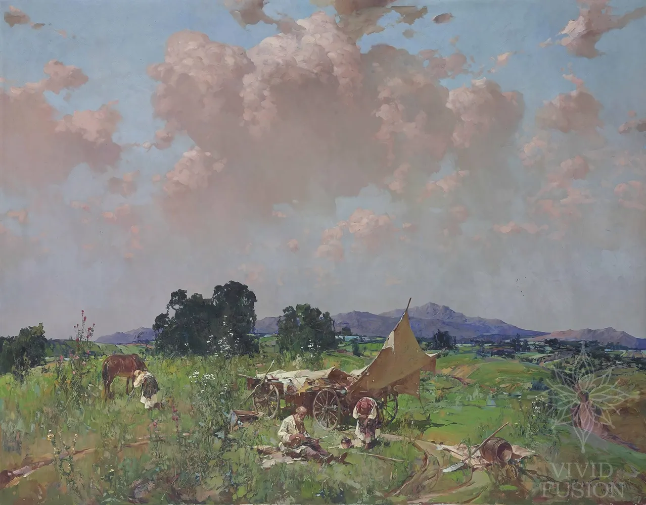 Картина «В полях»
