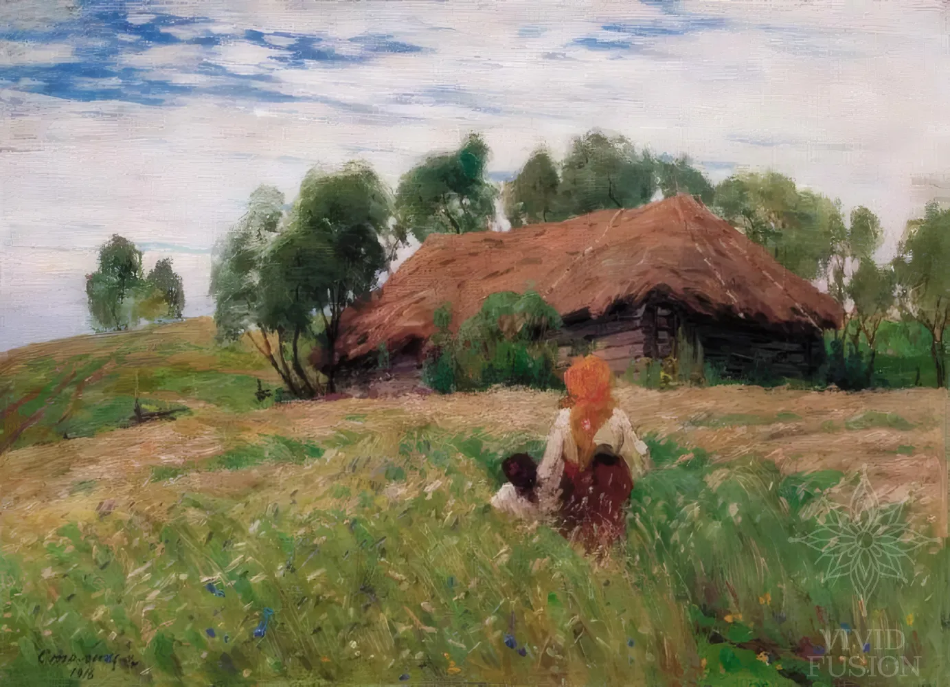 Картина «На задвірках»