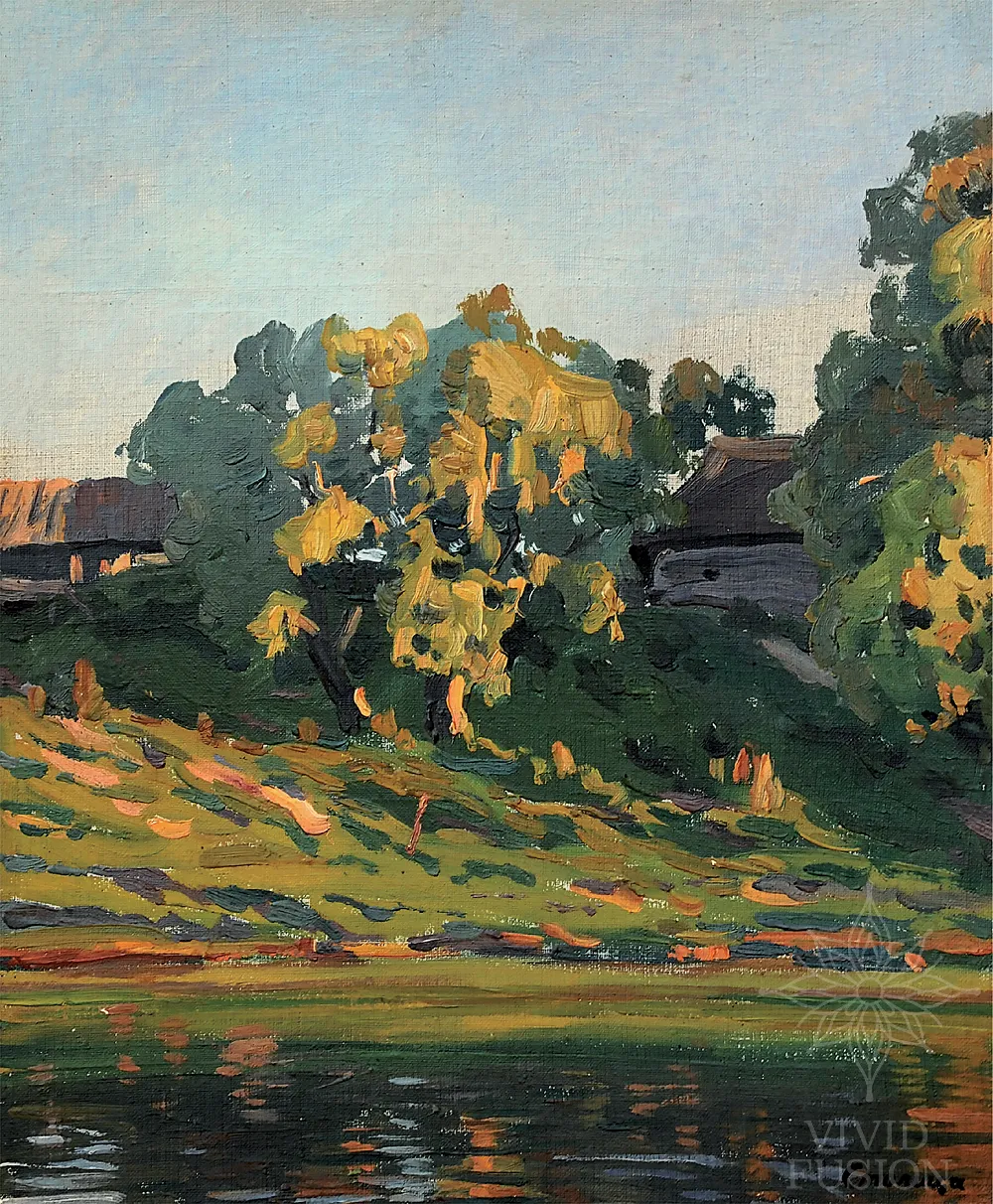 Картина «Пейзаж. Берег ріки»